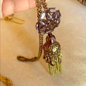 Antique tassel necklace